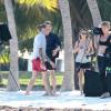 Charlize Theron lors d'un photo shoot avec Mario Testino à Key West, Monroe (Floride) le 19 mars 2014.