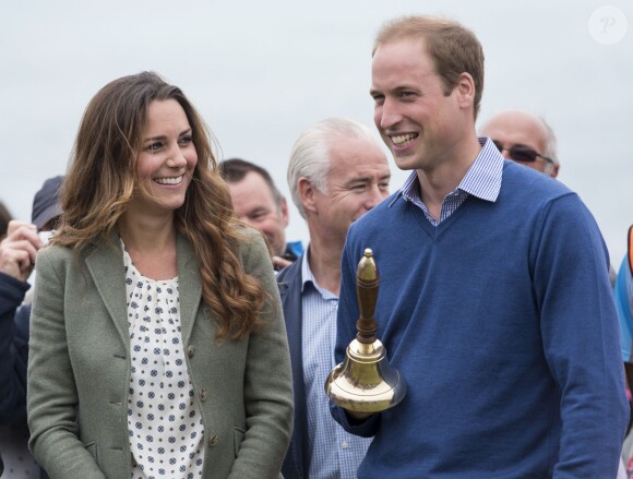 Le duc et la duchesse de Cambridge à Anglesey le 30 août 2013