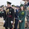 Le prince William et Kate Middleton lors de la Saint Patrick à Aldershot le 17 mars 2014