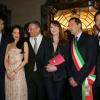 Paolo Bulgari, Shu Qi, Jean Christophe Babin, Carla Bruni-Sarkozy, Ignazio Marino et Adrien Brody assistent au 130e anniversaire de la maison Bulgari le 20 mars 2014 à Rome