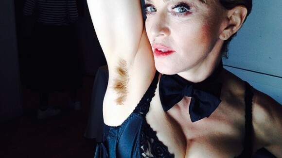 Madonna : En lingerie, l'aisselle velue... la star se laisse aller