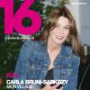 Carla Bruni en couverture du "Journal du 16", consacré à l'actualité du 16e arrondissement de Paris, mars 2014.
