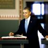 Barack Obama a Asmterdam, lundi 24 mars 2014. 