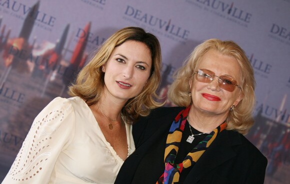 Gena Rowlands et sa fille Zoe Cassavetes lors du Festival de Deauville le 7 septembre 2007