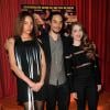 Marine Sainsily, Kim Chapiron et Alice Isaaz à la première du film "La crème de la crème" à Paris le 27 mars 2014.