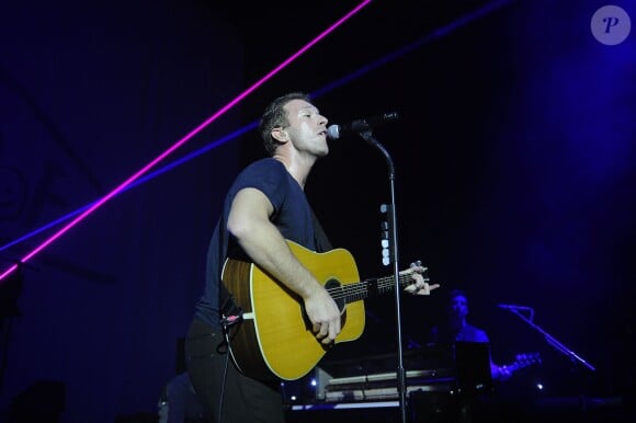 Chris Martin (Coldplay) à Londres, le 19 décembre 2013.