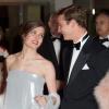 Charlotte et Pierre Casiraghi lors du Bal de la Rose à Monaco le 29 mars 2014