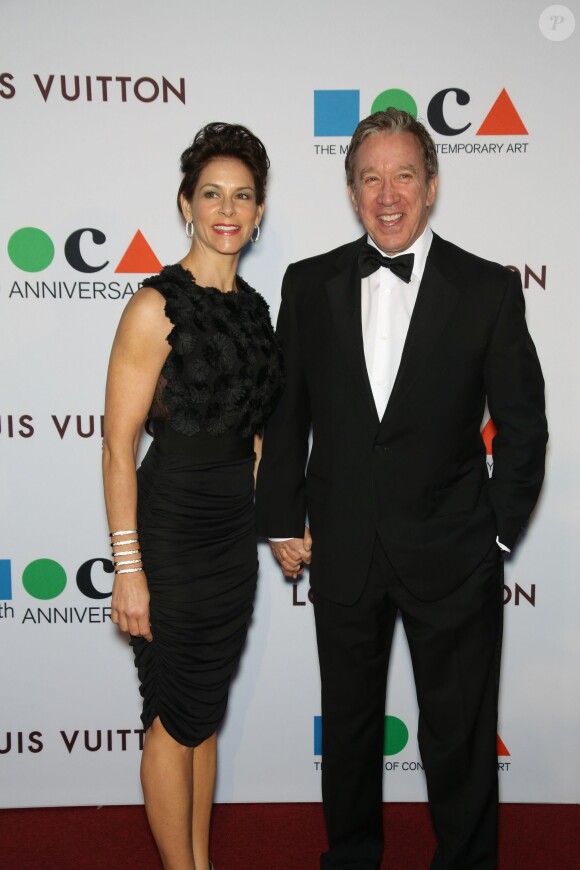 Tim Allen et sa femme Jane Hajduk au 35ème "Moca Gala" à Los Angeles, le 29 mars 2014. 