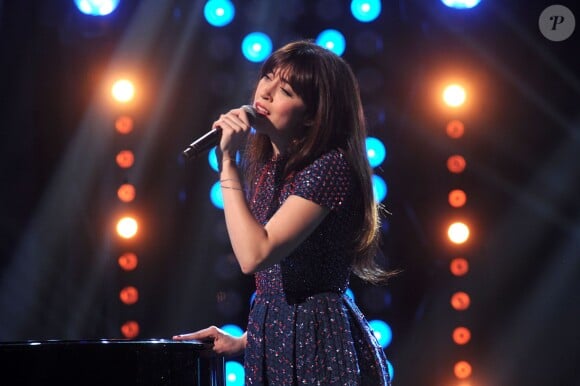 Nolwenn Leroy enregistre l'émission du Sidaction 2014, les 24 et 25 mars 2014 au théâtre Mogador à Paris (diffusion le 5 avril 2014).