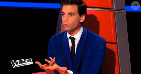 Mika dans The Voice 3, le 18 janvier 2014 sur TF1.