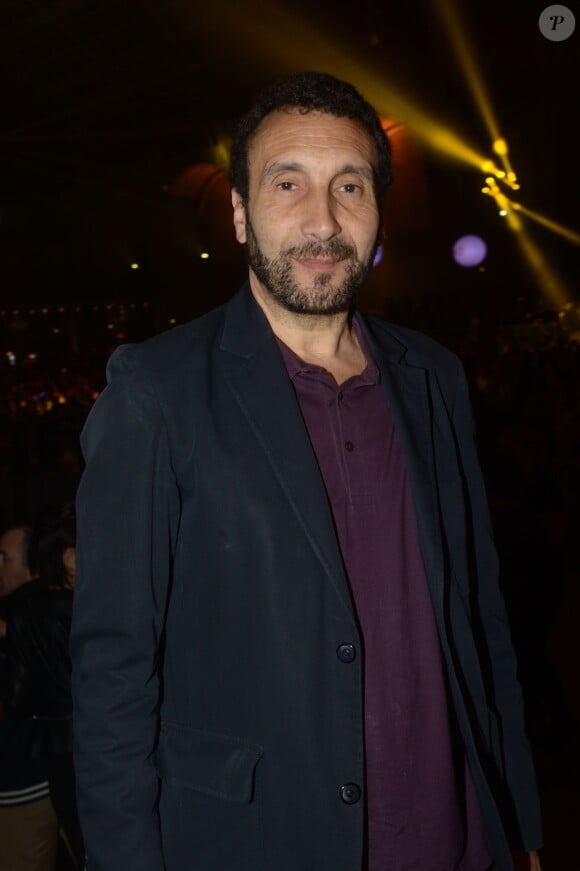 Zinedine Soualem à la soirée annuelle organisée par Radio FG au Grand Palais, à Paris, le jeudi 3 avril 2014.