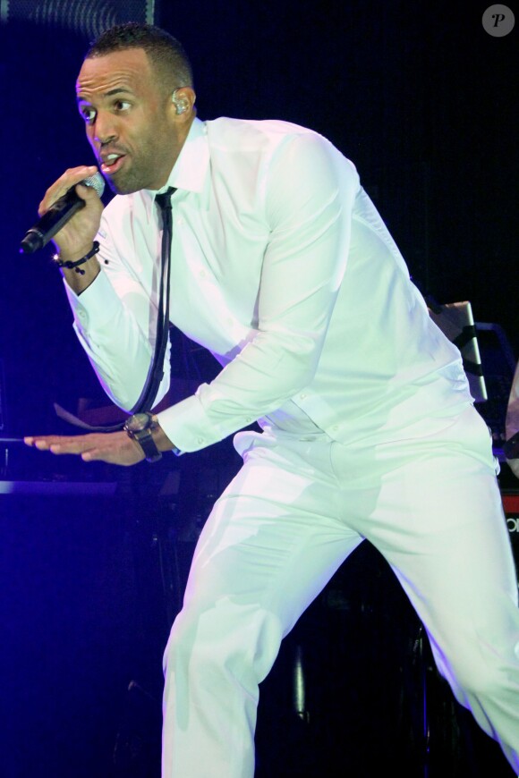 Craig David en concert au Bataclan à Paris, le 13 mai 2013. 
