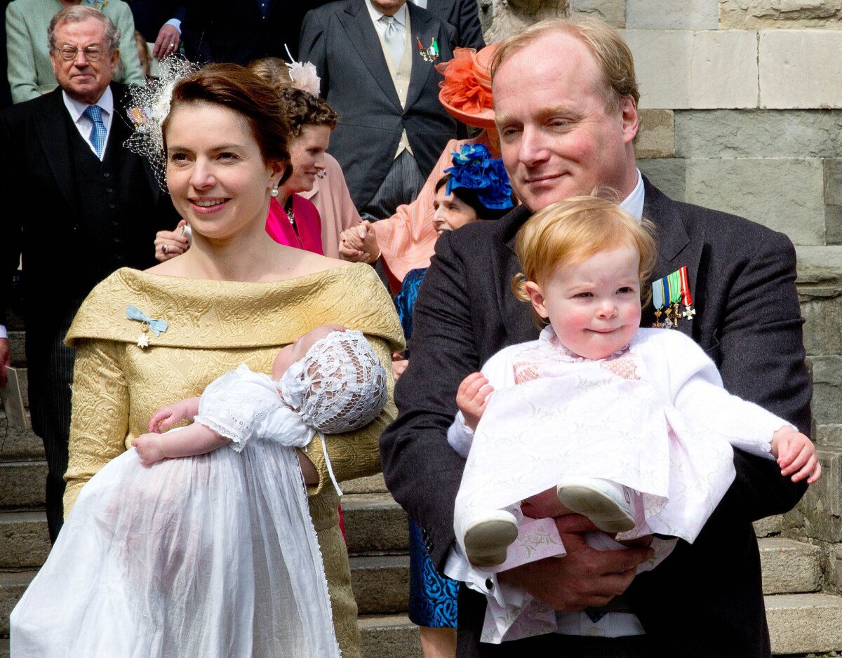 Photo : Le prince Carlos de Bourbon-Parme et la princesse Annemarie à