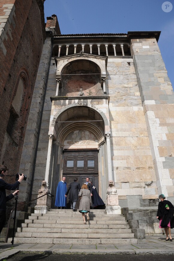 La cathédrale de Plaisance, en Italie, accueillait le 5 avril 2014 le baptême de la princesse Cecilia de Bourbon-Parme.