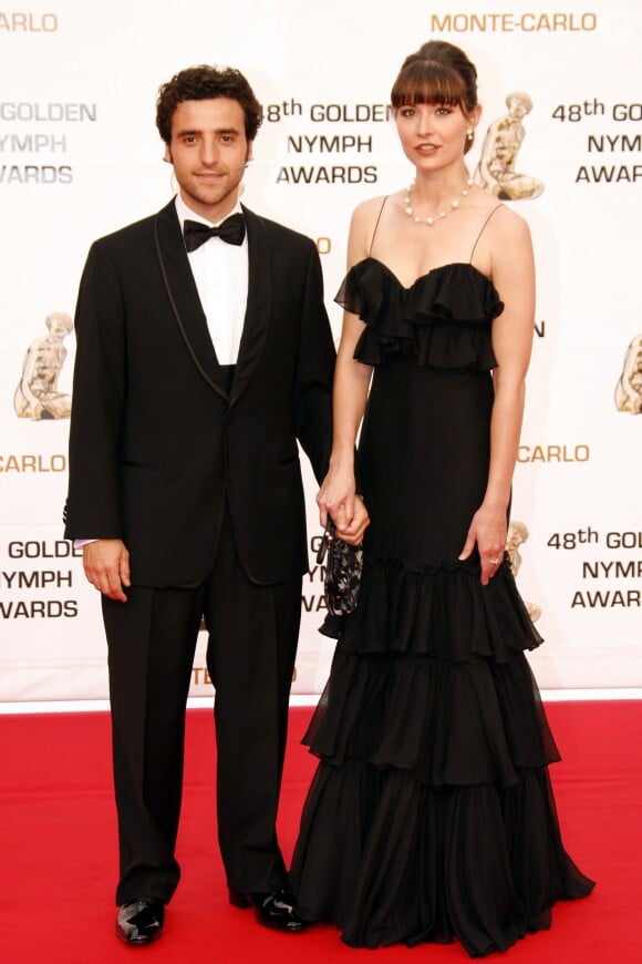 David Krumholtz et sa femme Vanessa Britting à Monte-Carlo le 12 juin 2008.