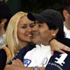 Diego Maradona et Veronica Ojeda à Buenos Aires, le 8 décembre 2007.