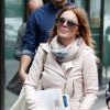 Exclusif - Geri Halliwell se promène à Londres le 7 avril 2014.