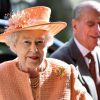 La reine Elizabeth II et le prince Philip, duc d'Edimbourg célébraient le 150e anniversaire du Royal College of Organists, dont la souveraine est la marraine, lors d'un récital de l'organiste Thomas Trotter le 9 avril 2014 à la chapelle Saint George, à Windsor.