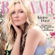 Kirsten Dunst en couverture du magazine Harper's Bazaar (édition UK) du mois de mai 2014