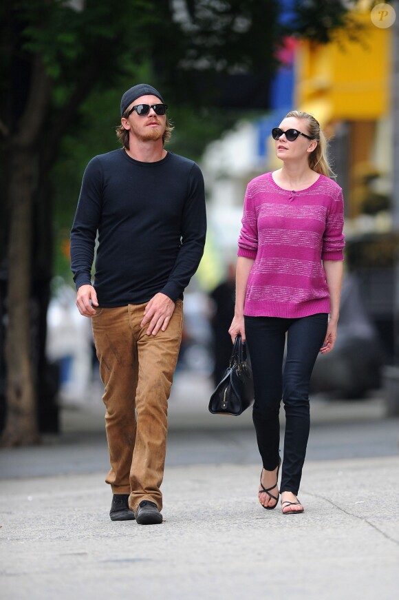 Kirsten Dunst et Garrett Hedlund à NEw York le 22 mai 2013