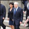 Dominique Strauss-Kahn et Anne Sinclair sortent de la cour criminelle de New York après que DSK ait plaidé "non coupable". Le 6 juin 2011.
 