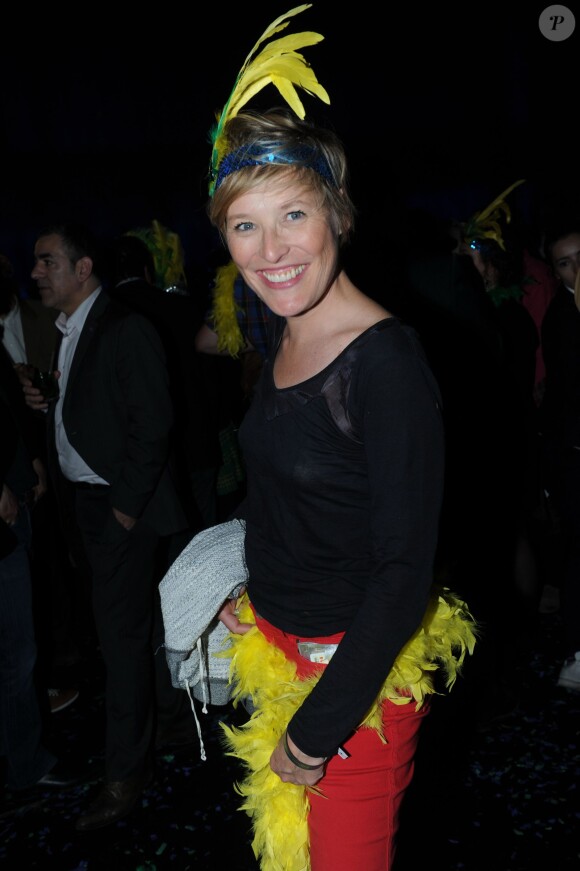 Estelle Martin à la soirée Ballsao Warehouse Party, aux Docks de Paris, jeudi 10 avril 2014.