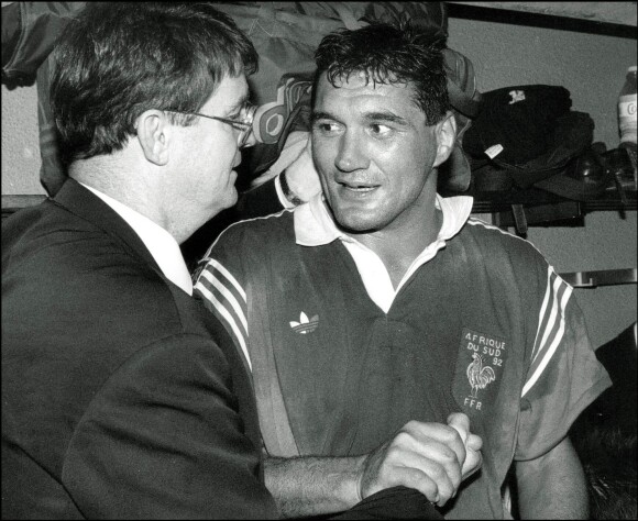 Marc Cécillon et Bernard Lapasset en 1992