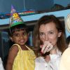 Valérie Trierweiler lors d'un voyage humanitaire avec l'association "Action contre la faim" en Inde. Le 28 janvier 2014.