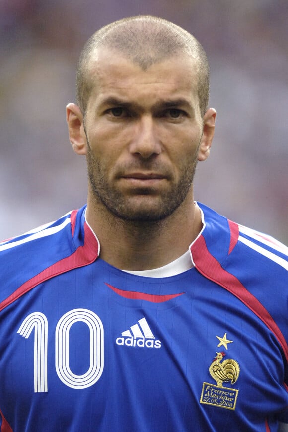 Zinédine Zidane lors du match amical France - Mexique, au Stade de France, à Saint-Denis, le 27 mai 2006