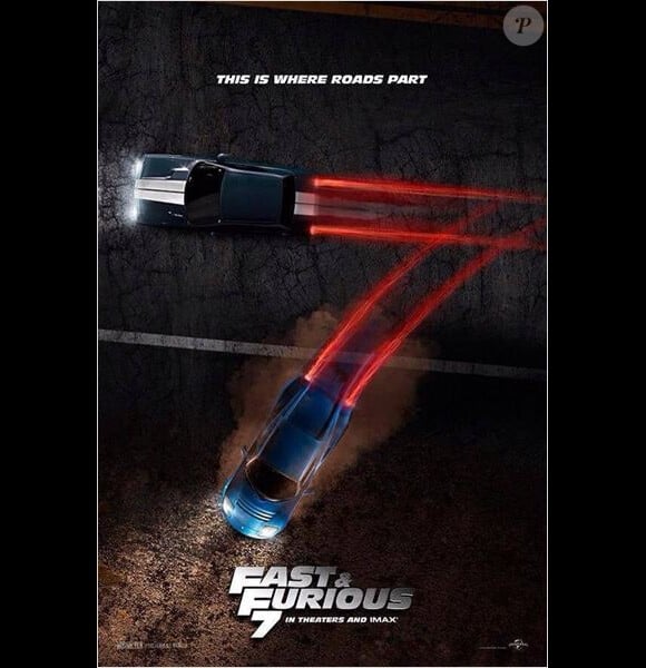 Affiche officielle de Fast & Furious 7.