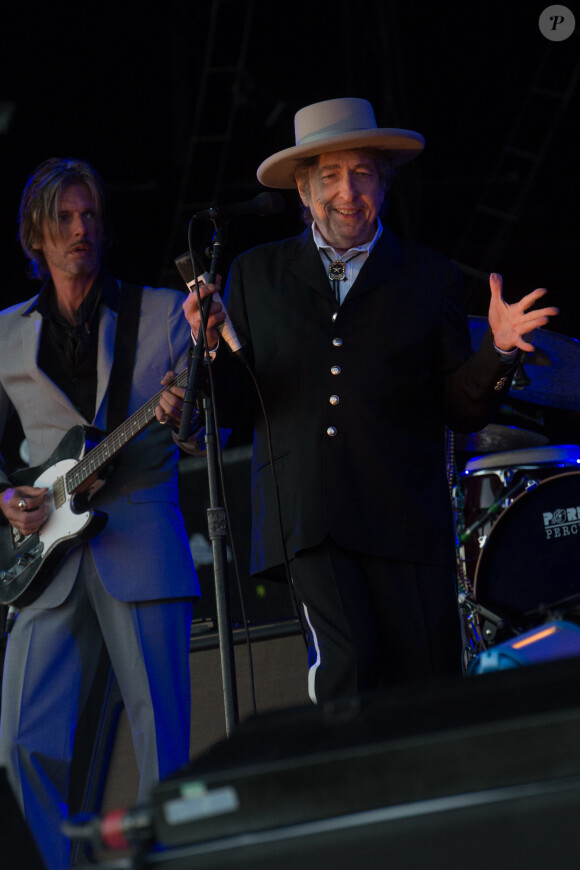 Bob Dylan à Paddock Wood en Angleterre, le 30 juin 2012.