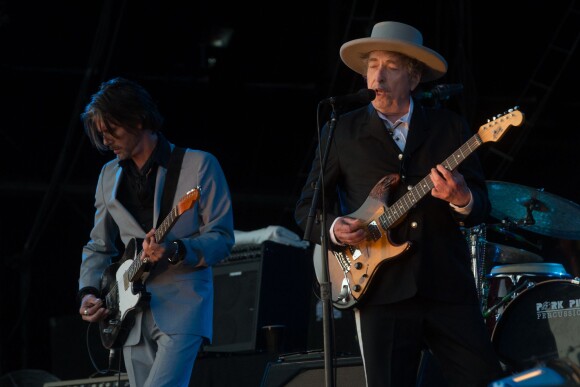 Bob Dylan à Paddock Wood en Angleterre, le 30 juin 2012.