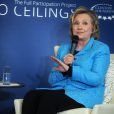  Chelsea Clinton a annonc&eacute; &ecirc;tre enceinte de son premier enfant lors d'une conf&eacute;rence donn&eacute;e conjointement avec sa m&egrave;re Hillary Clinton &agrave; l'occasion du Tribeca Film Festival &agrave; New York, le 17 avril 2014. 