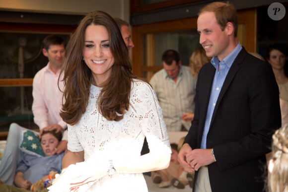 Le prince William et Catherine Kate Middleton, la duchesse de Cambridge, visitent un hôpital pour enfants à Sydney, le 18 avril 2014.  18th April, 2014: Duke and Duchess of Cambridge on their tour of New Zealand and Australia, visit Bear Cottage Children's Hospice, Manly, Sydney.18/04/2014 - Sydney