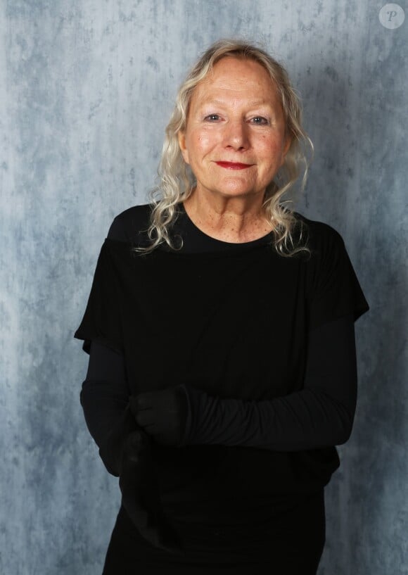 Exclusif - agnès b. lors de la clôture des "Rencontres Internationales du Cinéma" et de la remise du prix Henri-Langlois à Vincennes le 3 février 2014.