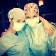  Sara Ramirez sur le tournage de Grey's Anatomy, le 14 mars 2014. 