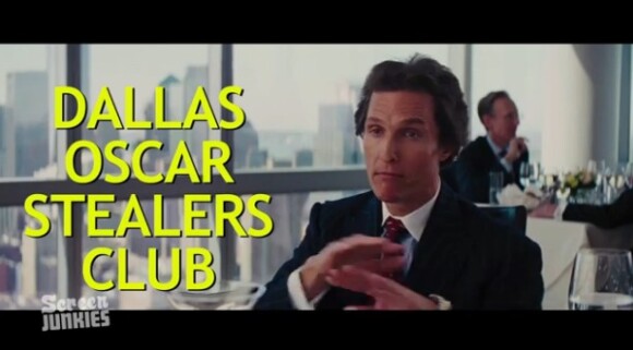 Matthew McConaughey dans l'Honest Trailer du Loup de Wall Street.