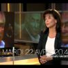 Anne Sinclair dans "Un jour, un destin", présenté par Laurent Delahousse, le 22 avril à 20h45 sur France 2.