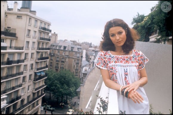 Marie-France Pisier à Paris dans les années 70.