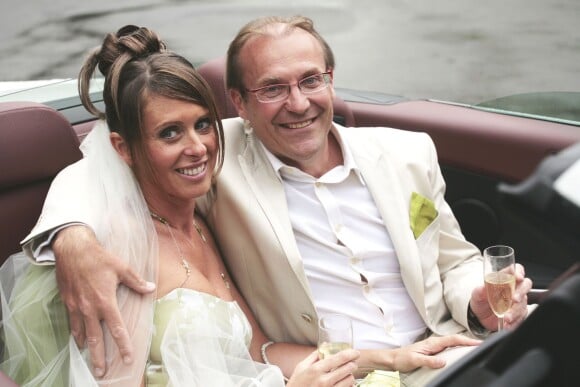 Exclusif - Mariage de Laurent Fignon avec Valérie Bordes le 17 mai 2008  à la mairie de Bagneres de Bigorre