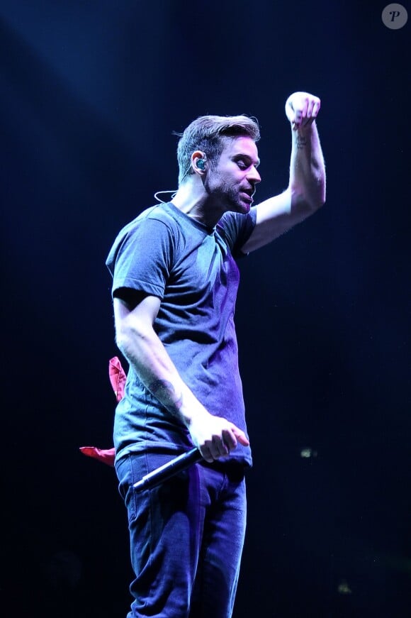 Ryan Lewis en concert avec Macklemore à Milan, le 9 octobre 2013.