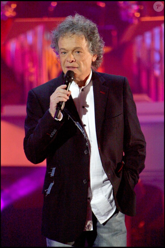 Jean-François Michaël lors de l'enregistrement des "Années Bonheur" le 31 octobre 2007 à Paris.