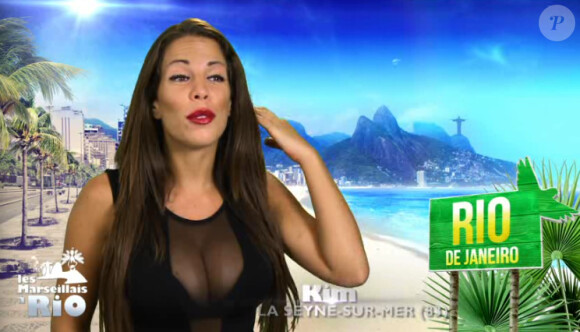 Kim - "Les Marseillais à Rio", épisode du 25 avril 2014 diffusé sur W9.