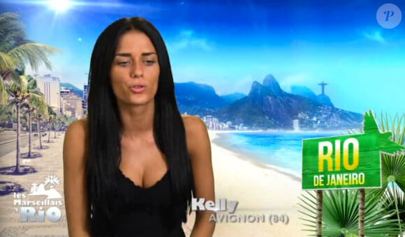 Kelly - "Les Marseillais à Rio", épisode du 25 avril 2014 diffusé sur W9.