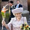 La princesse Beatrix lors du Koningsdag (Jour du roi) à De Rijp, le 26 avril 2014 à l'occasion des 47 ans du souverain Willem-Alexander