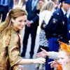 La princesse Aimée d'Orange-Nassau assiste avec la reine Maxima et le roi Willem-Alexander des Pays-Bas au Koningsdag (Jour du roi) à De Rijp, le 26 avril 2014 à l'occasion des 47 ans du souverain