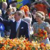 Le roi Willem-Alexander et la reine Maxima des Pays-Bas célébraient pour la première fois de l'histoire des Pays-Bas le Koningsdag (le Jour du roi) à de Rijp, le 26 avril 2014 à l'occasion des 47 ans du souverain