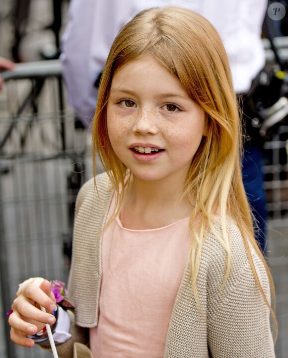 La princesse Alexia des Pays-Bas lors des célébrations du Koningsdag (Jour du roi) à De Rijp, le 26 avril 2014