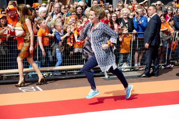 La princesse Annette lors des célébrations du Koningsdag (Jour du roi) à De Rijp, le 26 avril 2014