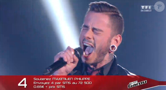 Maximilien Philippe (The Voice 3, émission diffusée le samedi 26 avril 2014 sur TF1.)